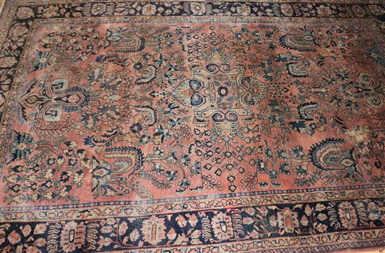 A Shirvan carpet, 9ft by 6ft.